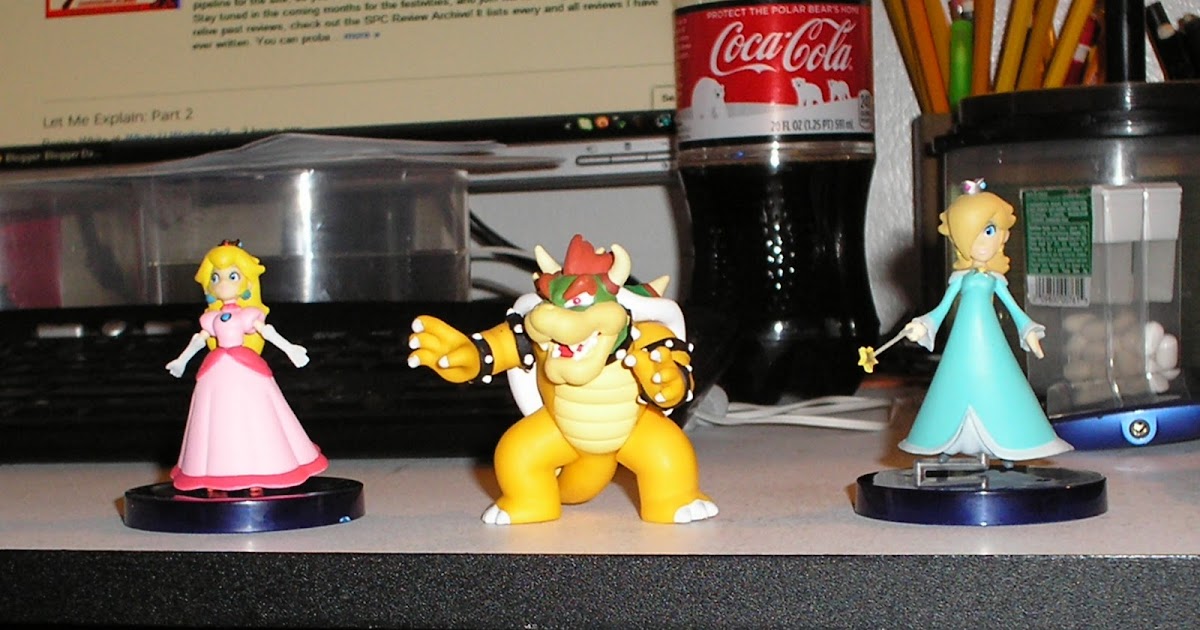 super mario galaxy desktop figures