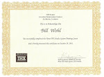 THX Certification for Bill Wohl