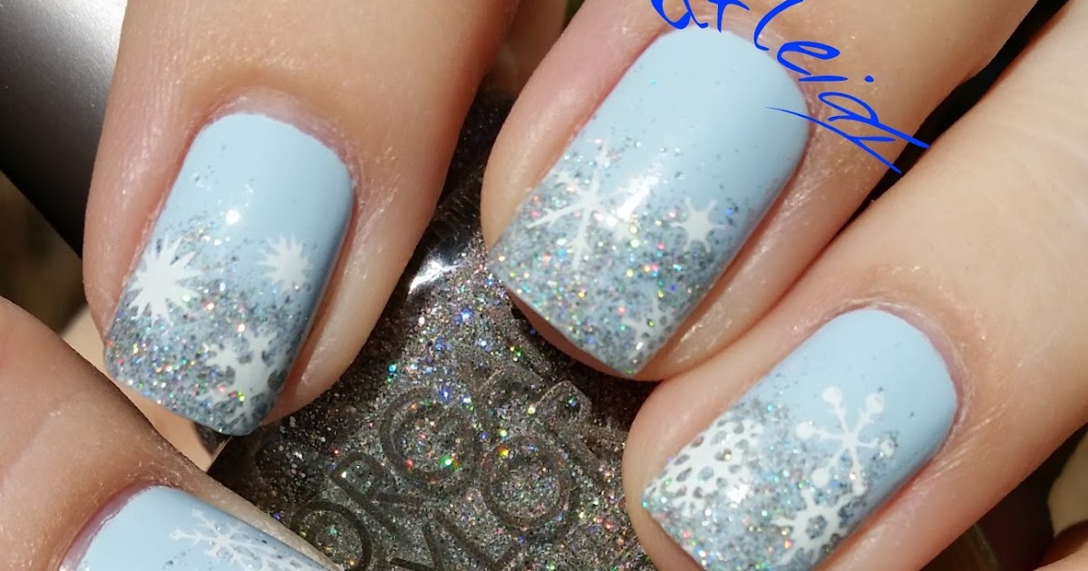 8. Foil Nail Art Ideas for Winter - wide 3