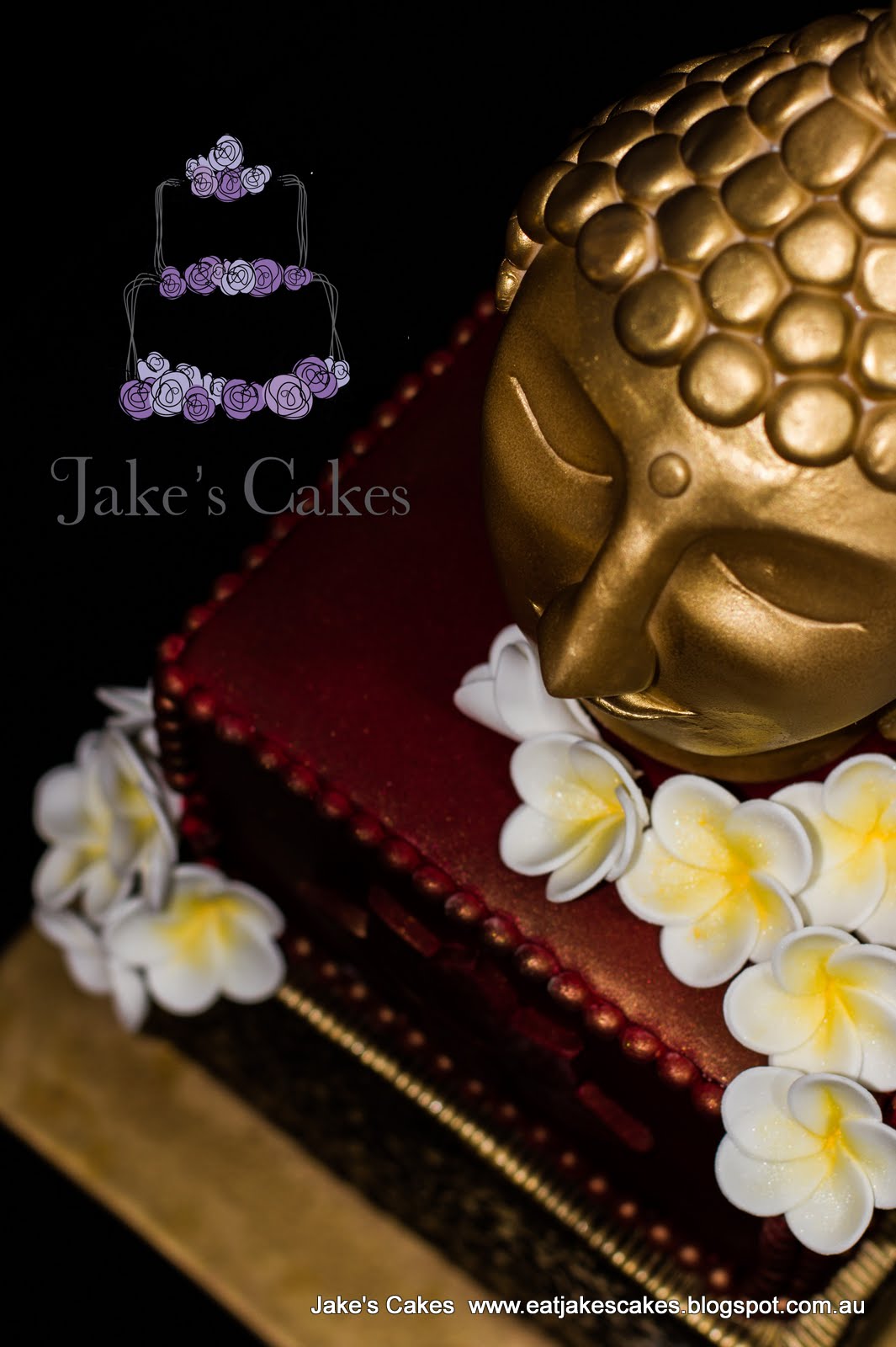 Jake's Cakes Buddha Frangipani Cake