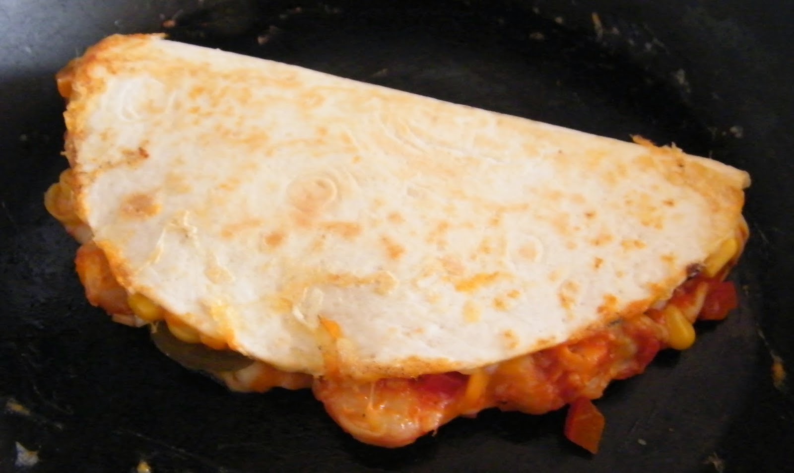 Comer rico y sano Quesadillas de gambas con guacamole