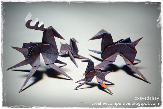 origami reindeer