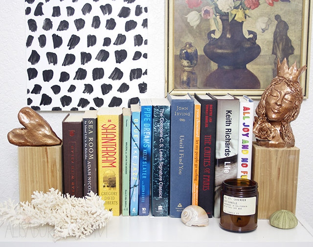 alisaburke air dry clay bookends