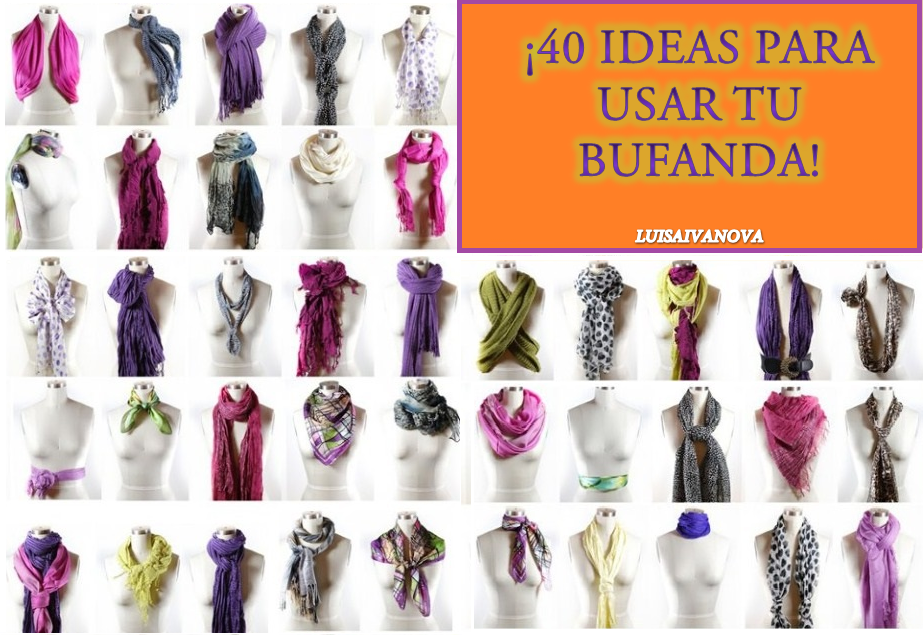 Cómo me veo Como usar tu bufanda