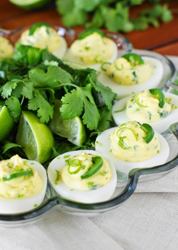 JalapenoLime Deviled Eggs The Kitchen is My Playground