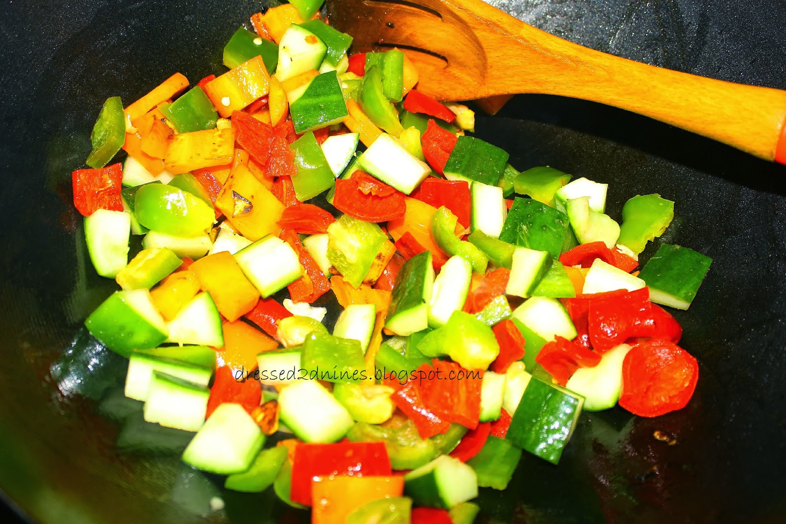 Dressed Food I love Vegetable Peanut Butter Stir fry