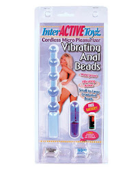 Ready-4-action vibrating anal beads - lavender