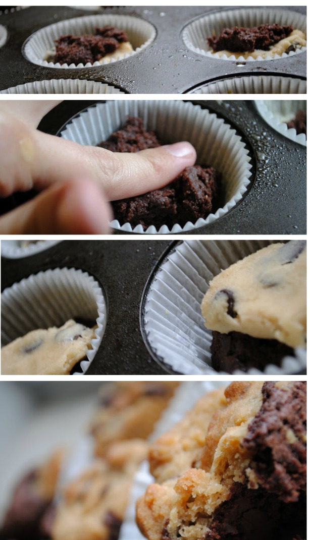 Chocolate Chip Cookie & Brownie Cups Something Swanky