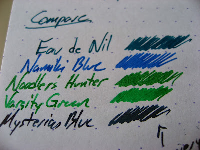 Eau de Nil Ink Review Diamine