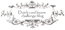 Dutch card lovers challenge blog