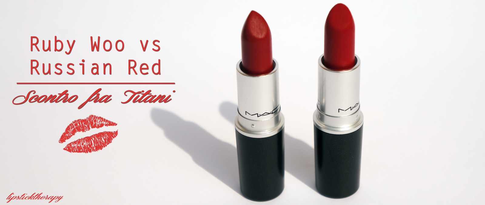 Lipstick Therapy Ruby Woo Vs Russian Red Scontro Fra Titani