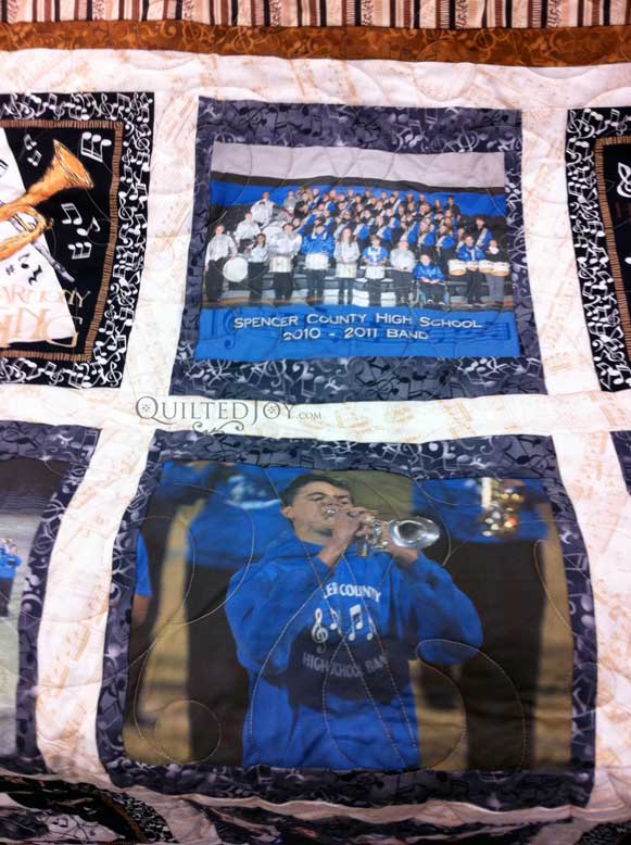 Band Pictorial Quilt Quilted Joy