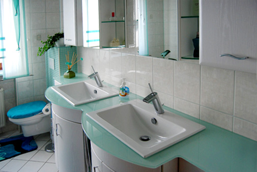 Baños color turquesa - Colores en Casa