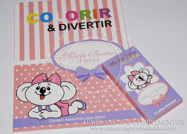 Mimmos Personalizados Linha Infantil Kit Colorir Lilica Ripilica Mimmos Personalizados Linha Infantil Kit Colorir Lilica Ripilica