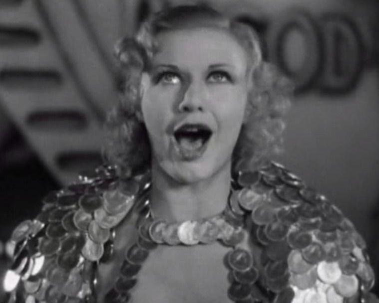 Ginger Rogers in Gold Diggers of 1933, 1933.