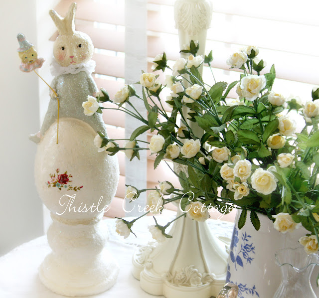 Thistle Creek Cottage Bunnies, roses, and birds