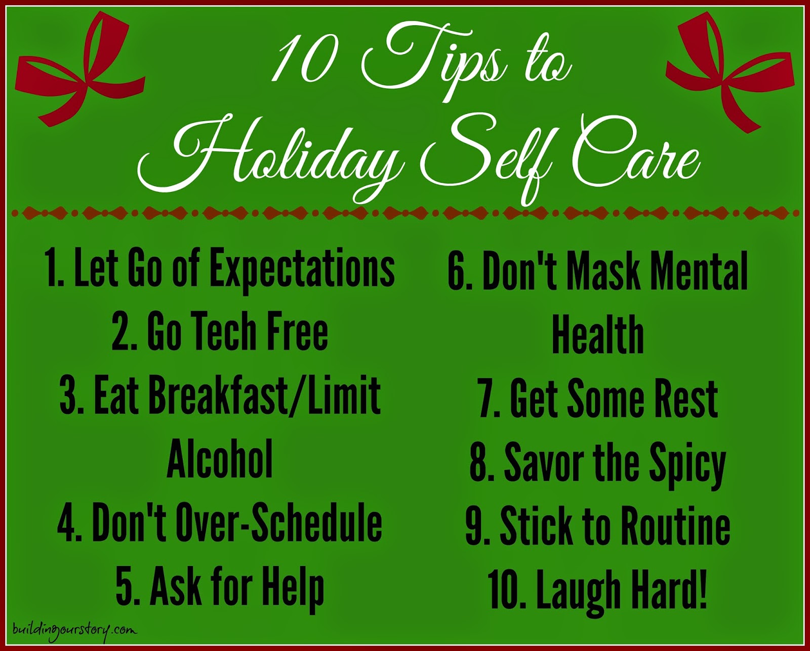Hope for the Holidays Survive the Season 10 Tips to Self Care