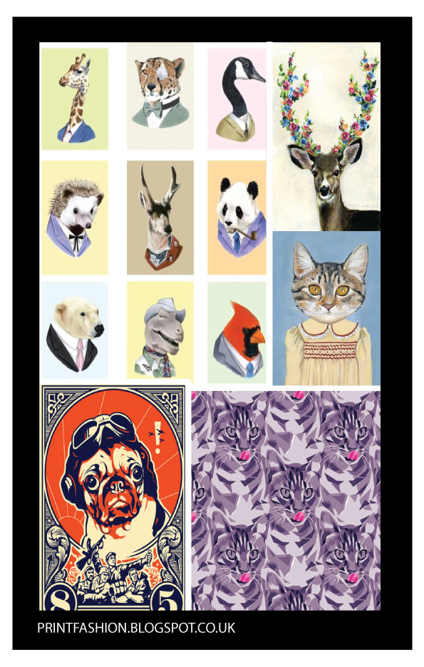 Print Fashion Quirky Animal Realism Prints