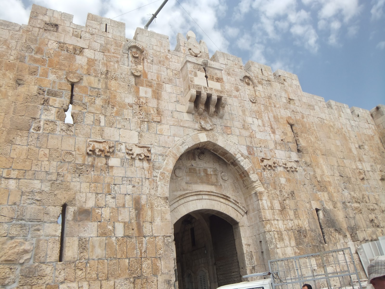 The Lion Gate in Jerusalem
