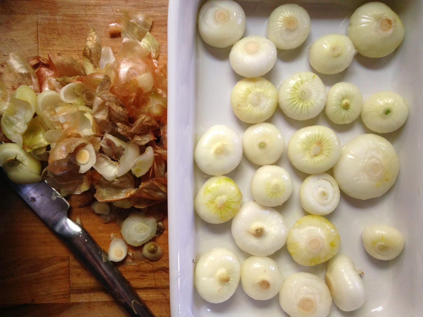salt & zest Balsamic Butter Roasted Cipollini Onions