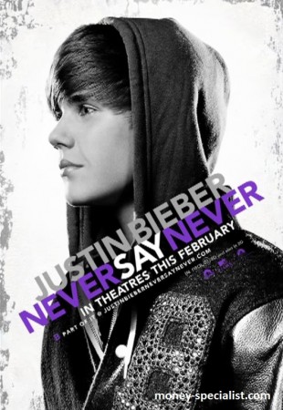Justin Bieber – Never Say Never (2011) DVDRip XviD Dublado