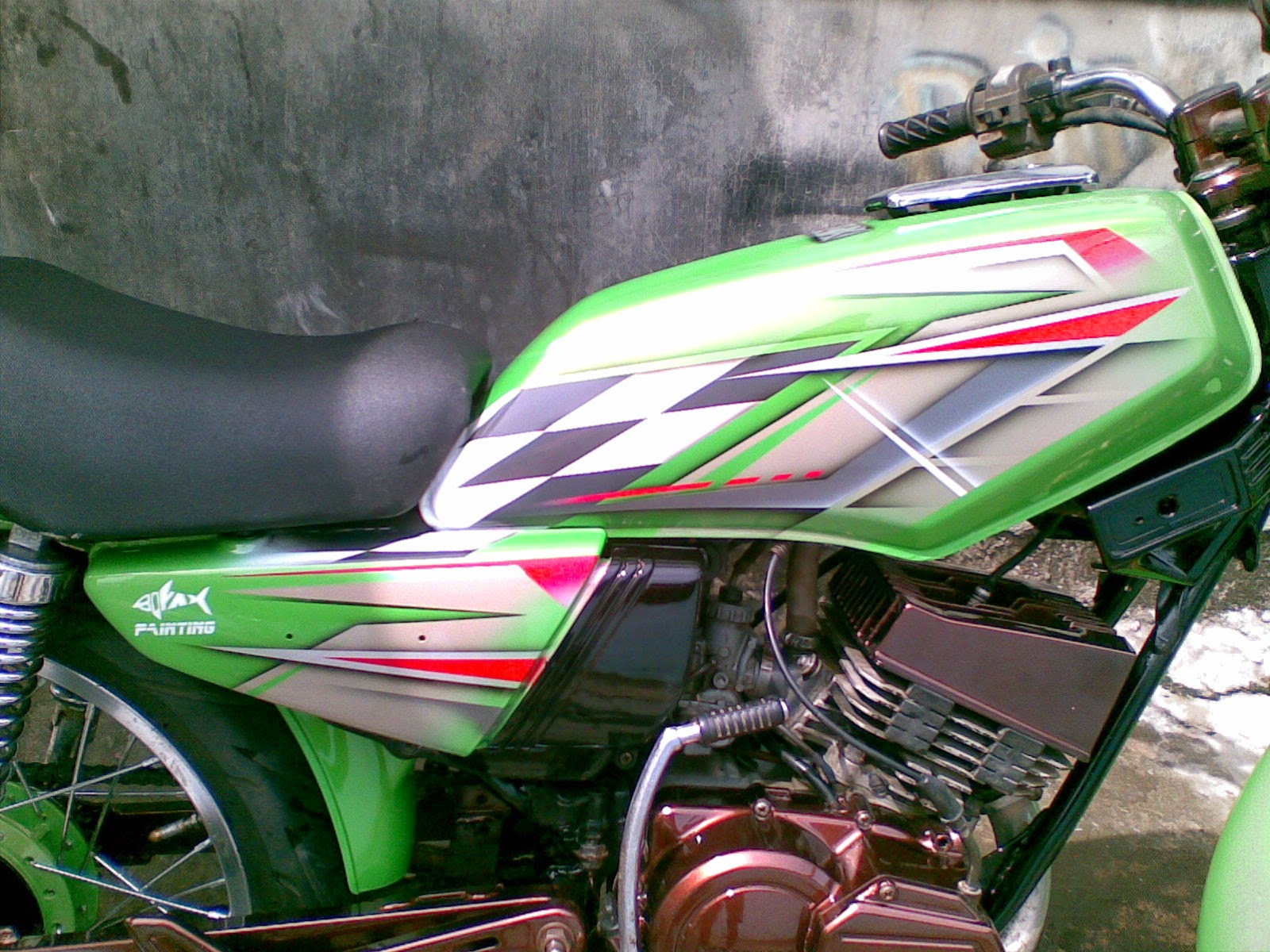 BOYAX PAINTING RX KING HIJAU AIRBRUSH