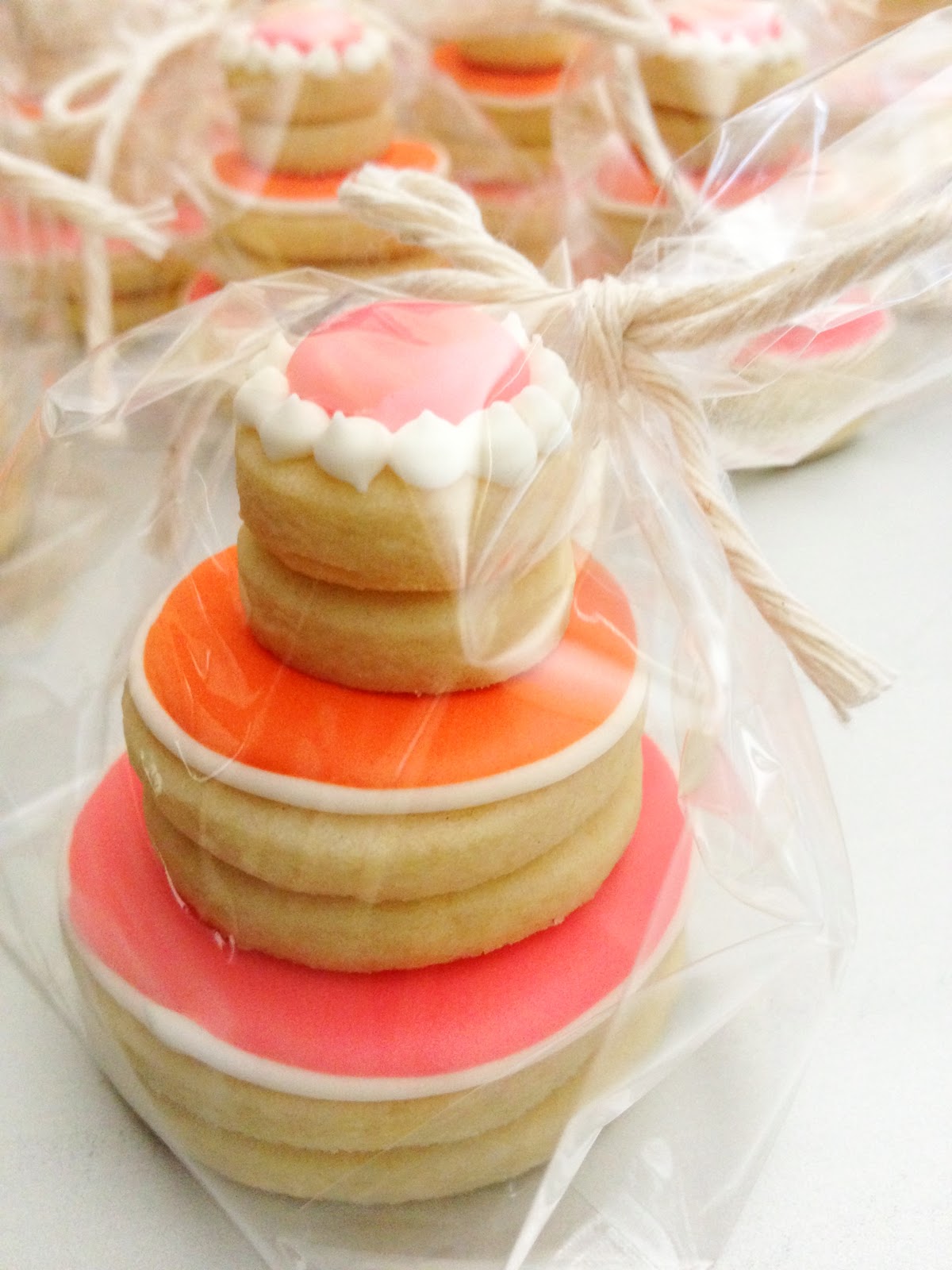 Dough and Batter bridal shower cookie cake favors