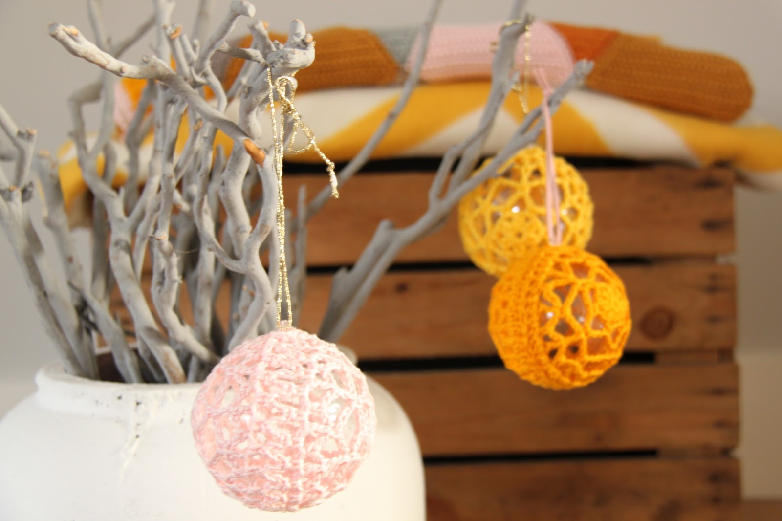 Ak at home crochet * kerstbal