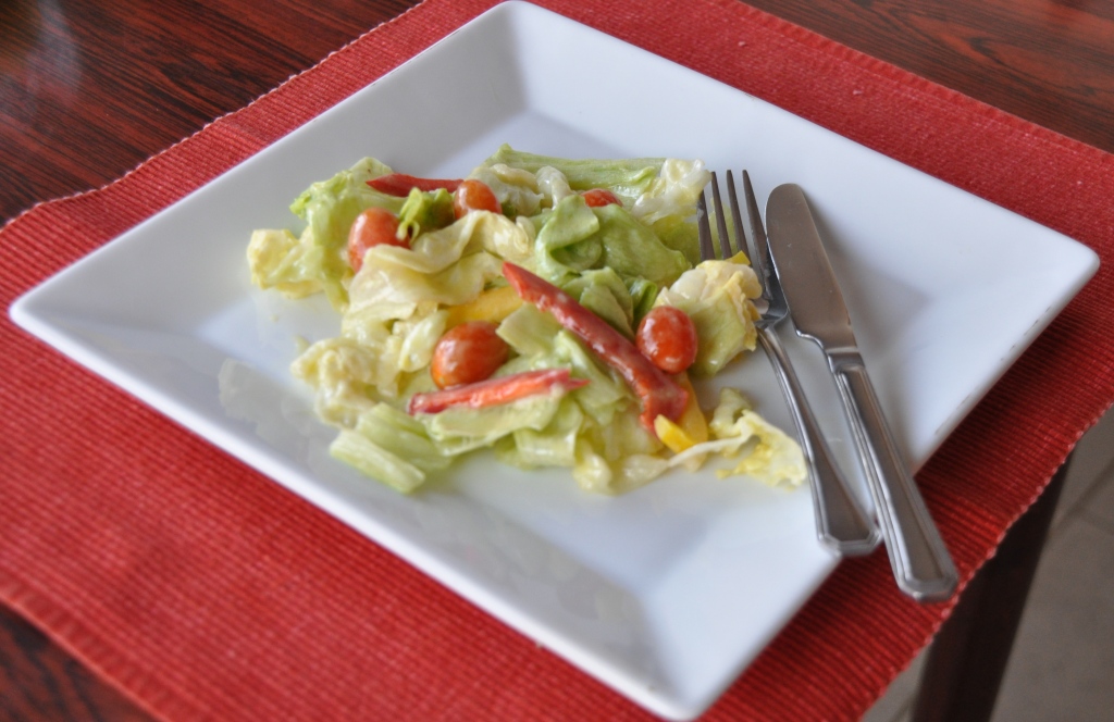 Iceberg Salad Recipe dishaway