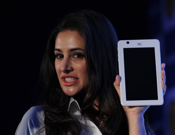  Nargis Fakhri HCL Tablet Launch -  Nargis Fakhri HCL Tablet Launch Pics in New Delhi