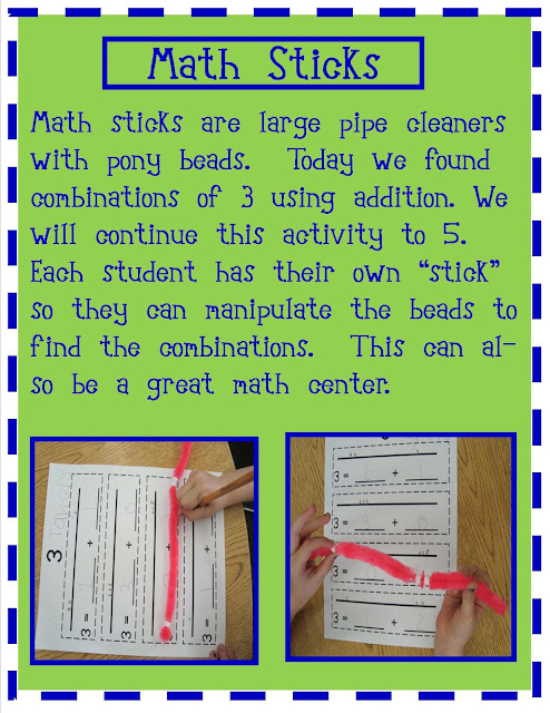 Golden Gang Kindergarten: Math Sticks