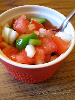 homemade pico de gallo