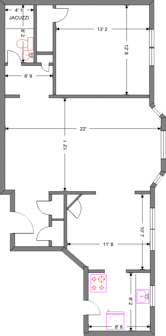 Apartment Floor Plans 3 Bedroom