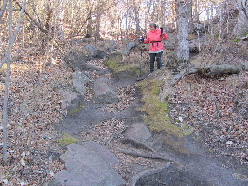 Hiking Sioux Falls Palisades State Park Split Rock Creek Trail
