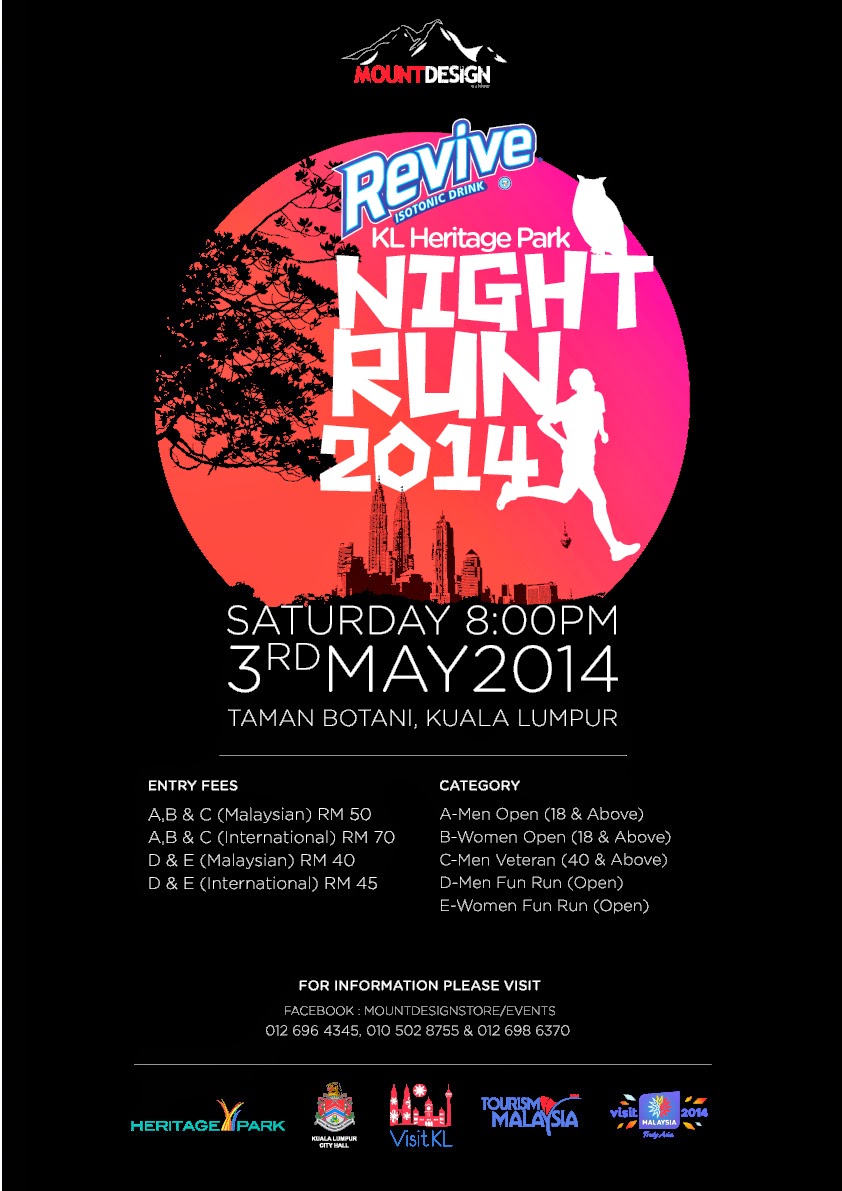 Penonton KL Heritage Park Night Run 2014