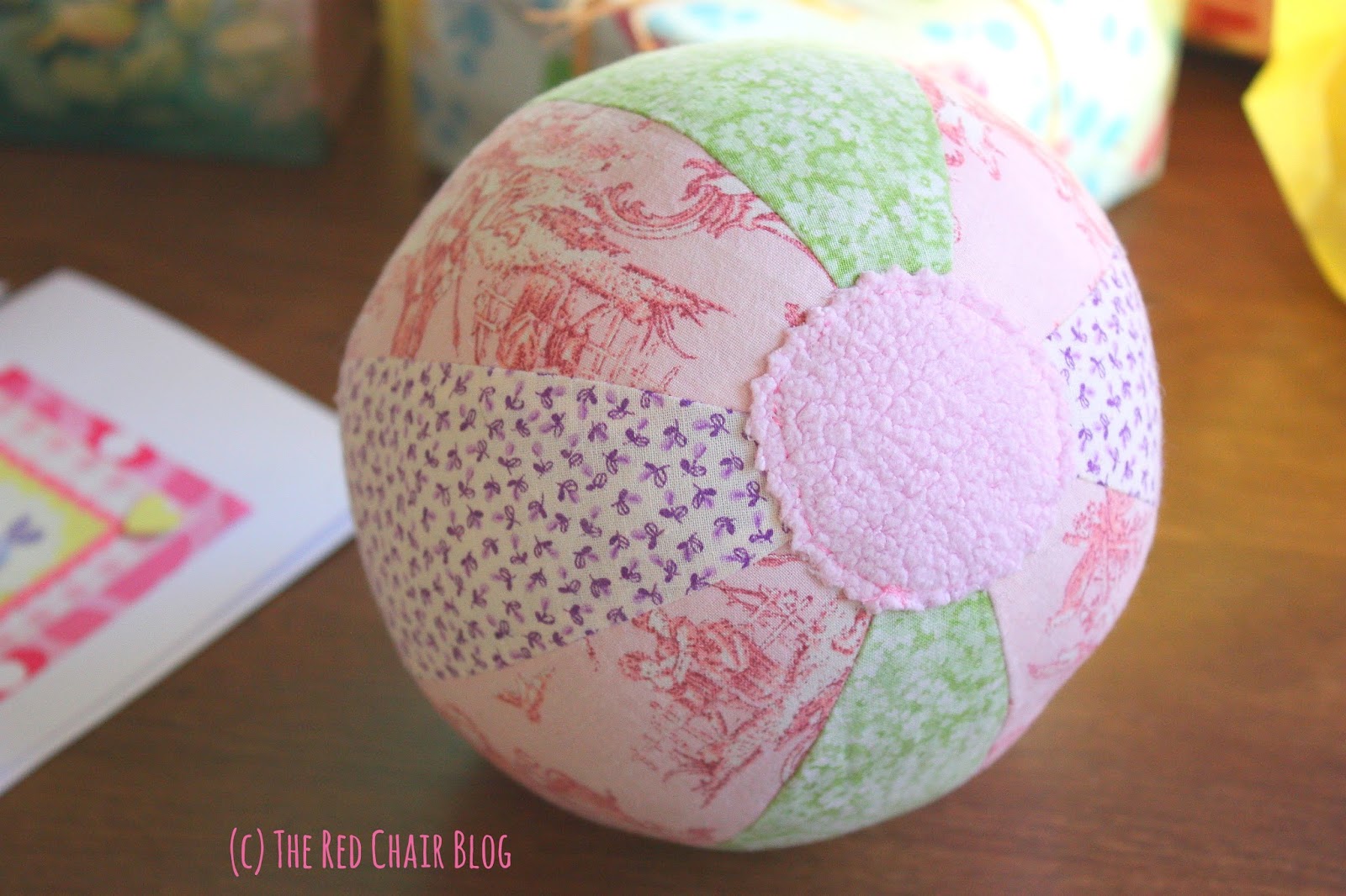 The Red Chair Blog Sweet and Simple Cloth Beach Balls