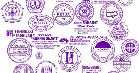 YASSIN KEREN Contoh Stempel
