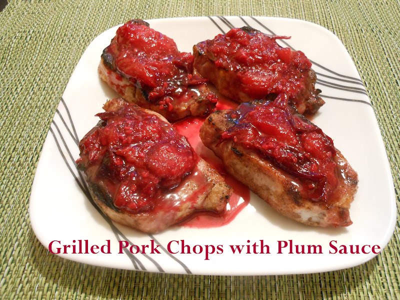 Flavors by Four Grilled Pork Chops with Plum Sauce
