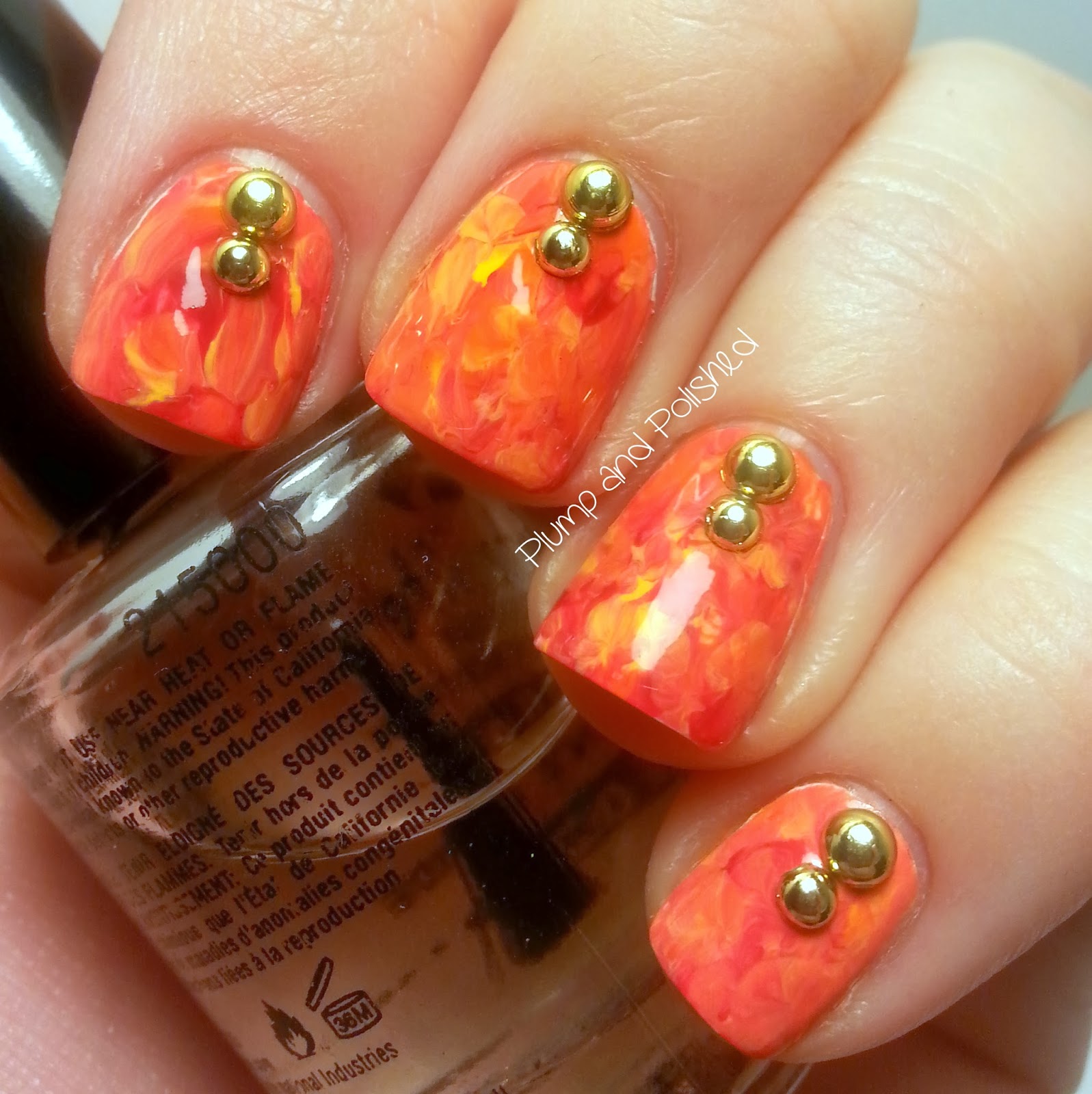 Plump and Polished Falling for Nail Art Harvest