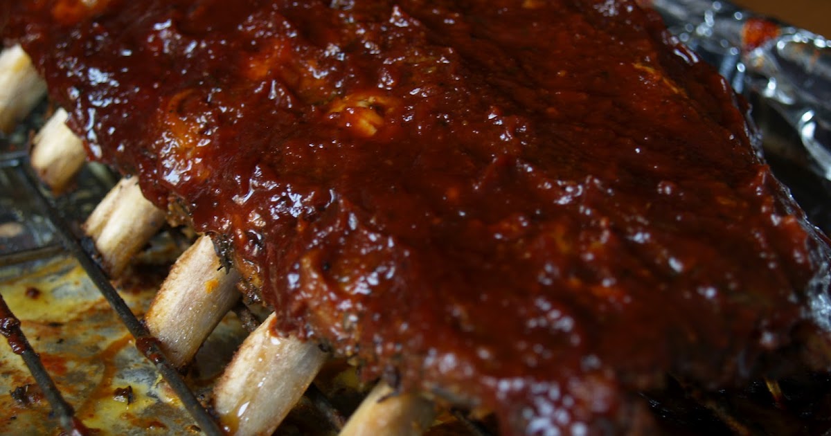 Persimmon and Peach BBQ Baby Back Ribs