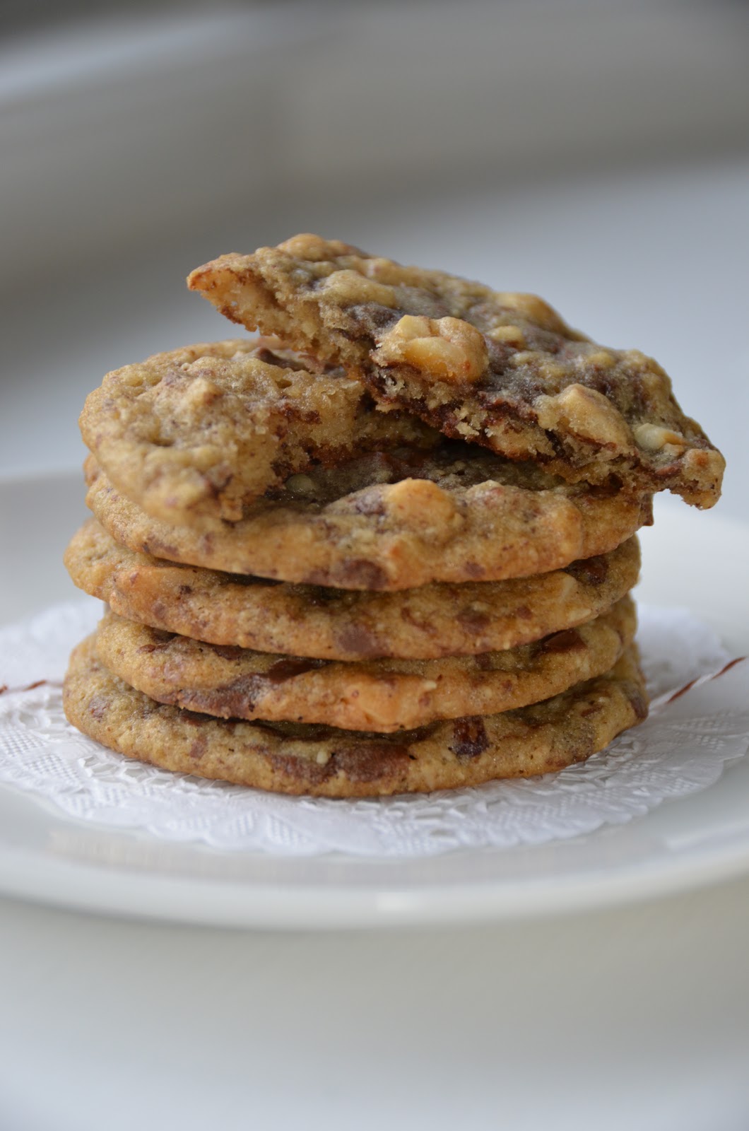 Playing with Flour Milk chocolate hazelnut cookies