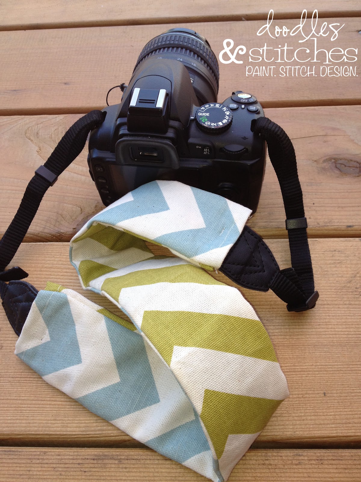DIY Camera Strap Tutorial Doodles & Stitches