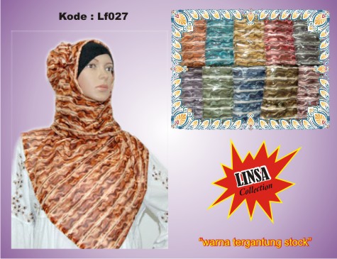  Variasi : Pashmina & Ciput ninja,
Mode : Marcel Pelangi , Bahan : Rayon