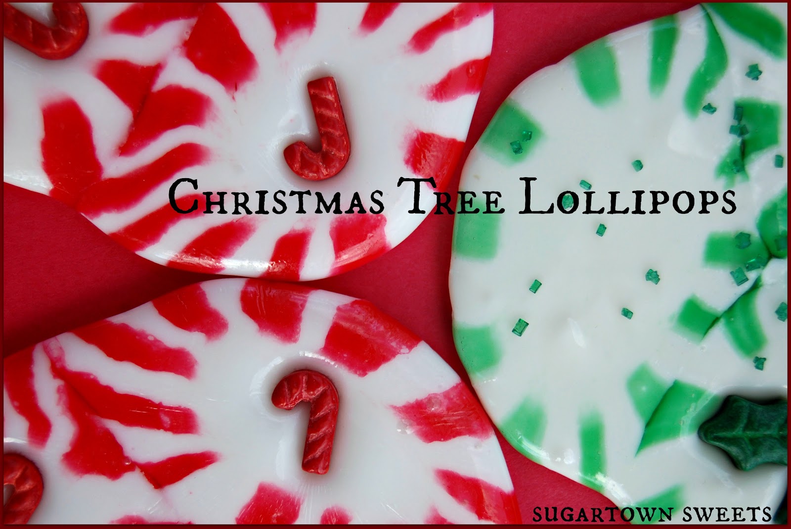 Sugartown Sweets Christmas Tree Lollipops!