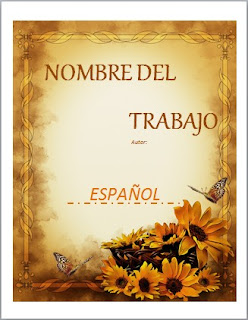 Portada Para Word Fondo De Girasoles Eportadas