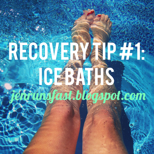 Run Jen Run Recovery Tip 1 Ice Baths
