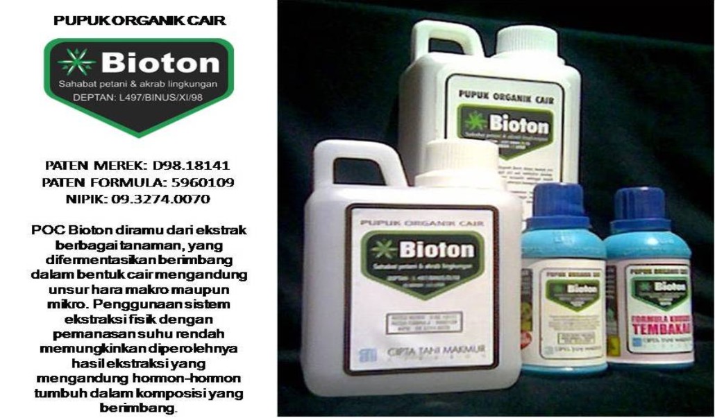Pupuk Cair Organic Bioton