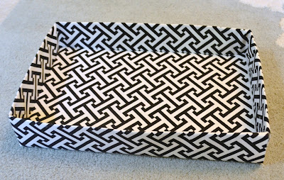 Make a Decorative Tray from a Recycled Cardboard Box