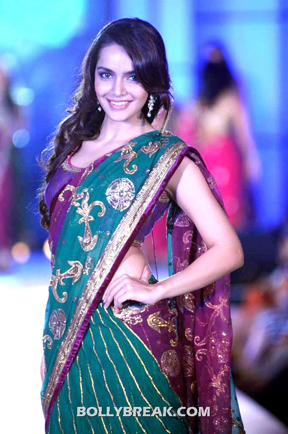 Shazahn Padamsee, Mona Singh And Shibani Kashyap For Manish Malhotra-cpaa - Sexy Indian Celebs In Sarees Photoshoot - Famous Celebrity Picture 