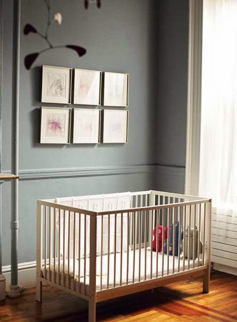 Modern nursery room